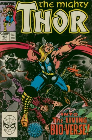 couverture, jaquette Thor 407  - The Menace of the Living Universe!Issues V1 (1966 à 1996) (Marvel) Comics