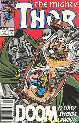 couverture, jaquette Thor 409  - Doom Is Only Sixty Seconds Away!Issues V1 (1966 à 1996) (Marvel) Comics