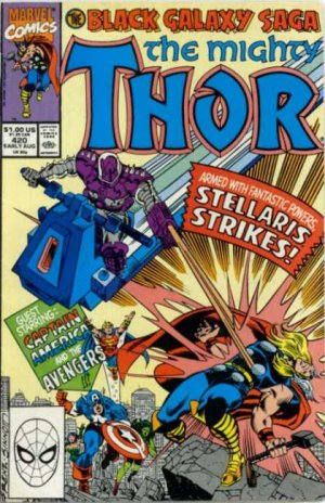 couverture, jaquette Thor 420  - If Death Be My Destiny!Issues V1 (1966 à 1996) (Marvel) Comics