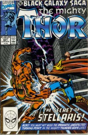 couverture, jaquette Thor 421  - ... And If Men Are Gods...Issues V1 (1966 à 1996) (Marvel) Comics