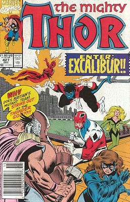 couverture, jaquette Thor 427  - The Homecoming! or How Do You Spend the Night After You've S...Issues V1 (1966 à 1996) (Marvel) Comics