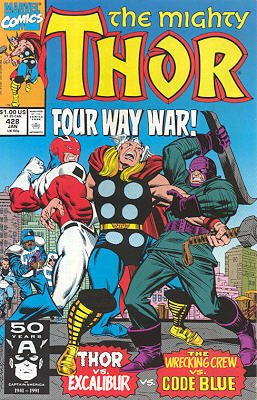 couverture, jaquette Thor 428  - If This Be Juggernaut!Issues V1 (1966 à 1996) (Marvel) Comics