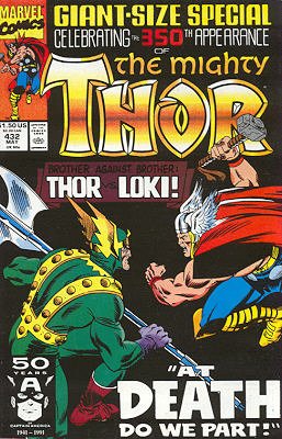 couverture, jaquette Thor 432  - At Death Do We Part!Issues V1 (1966 à 1996) (Marvel) Comics