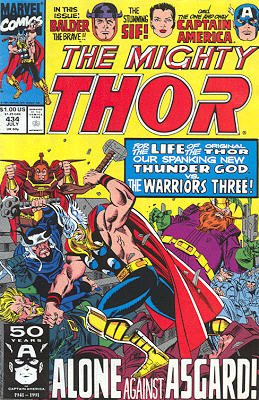 couverture, jaquette Thor 434  - ... If He Be Worthy!Issues V1 (1966 à 1996) (Marvel) Comics