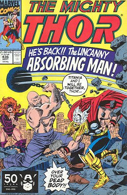couverture, jaquette Thor 436  - Savage Reunion!Issues V1 (1966 à 1996) (Marvel) Comics