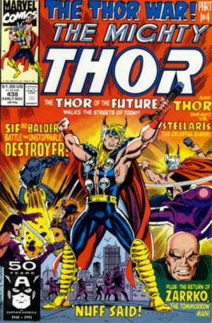 couverture, jaquette Thor 438  - Yesterday Must Die!Issues V1 (1966 à 1996) (Marvel) Comics