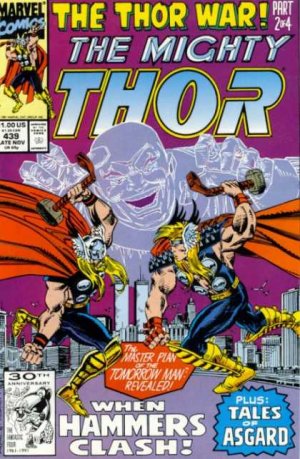 couverture, jaquette Thor 439  - When Hammers Clash!Issues V1 (1966 à 1996) (Marvel) Comics