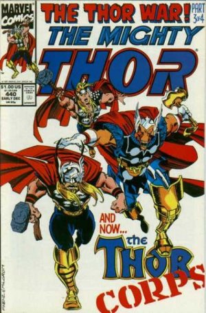 couverture, jaquette Thor 440  - All the Rivers Run!Issues V1 (1966 à 1996) (Marvel) Comics