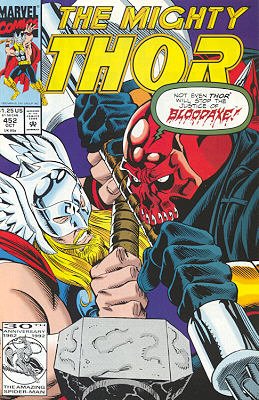 couverture, jaquette Thor 452  - With This Axe I Thee Kill!Issues V1 (1966 à 1996) (Marvel) Comics