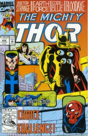 couverture, jaquette Thor 456  - The Choice and the Challenge!Issues V1 (1966 à 1996) (Marvel) Comics