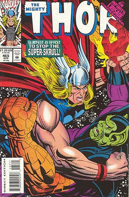 couverture, jaquette Thor 465  - Holy SacrificeIssues V1 (1966 à 1996) (Marvel) Comics