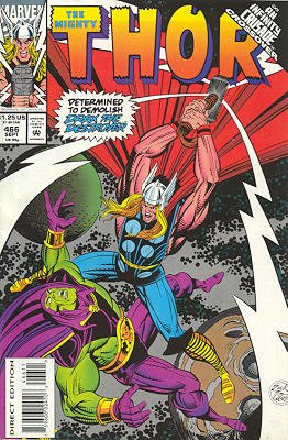couverture, jaquette Thor 466  - Odin's TaleIssues V1 (1966 à 1996) (Marvel) Comics