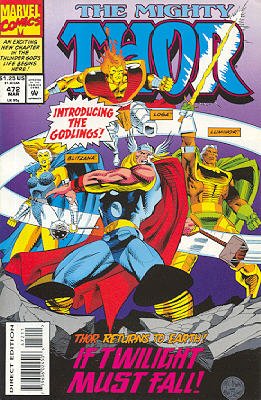 couverture, jaquette Thor 472  - ...If Twilight Falls...Issues V1 (1966 à 1996) (Marvel) Comics