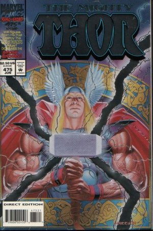 couverture, jaquette Thor 475  - Survival of the FiercestIssues V1 (1966 à 1996) (Marvel) Comics