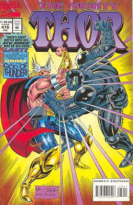 couverture, jaquette Thor 476  - Whom the Destroyer Would Destroy...Issues V1 (1966 à 1996) (Marvel) Comics