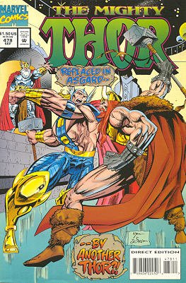 couverture, jaquette Thor 478  - Come the Lightning!Issues V1 (1966 à 1996) (Marvel) Comics