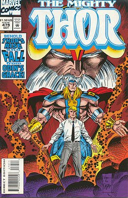 couverture, jaquette Thor 479  - This Mortal Coil...Issues V1 (1966 à 1996) (Marvel) Comics