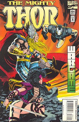 couverture, jaquette Thor 484  - The God in the War MachineIssues V1 (1966 à 1996) (Marvel) Comics