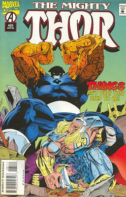 couverture, jaquette Thor 485  - Things Ain't What They Used to Be!Issues V1 (1966 à 1996) (Marvel) Comics