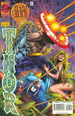 couverture, jaquette Thor 496  - First Sign, Chapter Two: Doin' the Zodiac RagIssues V1 (1966 à 1996) (Marvel) Comics