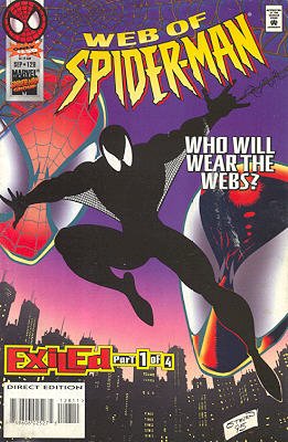 Web of Spider-Man 128 - Exiled, Part 1 of 4: Who Will Wear the Webs?
