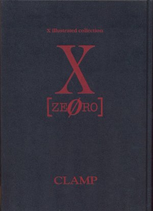 couverture, jaquette X de Clamp - Zero  JAPONAISE - 1ere edition (Kadokawa) Artbook