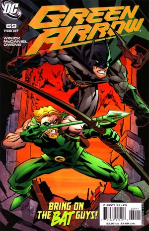 couverture, jaquette Green Arrow 69  - Seeing Red, Part 1: Out of Town GuestsIssues V3 (2001 - 2007) (DC Comics) Comics