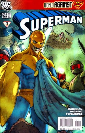 couverture, jaquette Superman 692  - Down TimeIssues V1 suite (2006 - 2011) (DC Comics) Comics