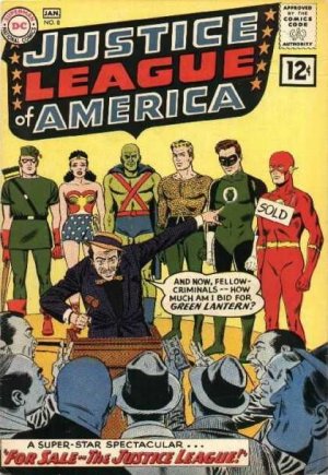 Justice League Of America 8 - For Sale -- The Justice League