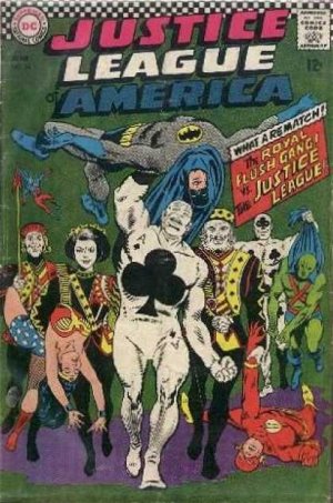 Justice League Of America 54 - History-Making Crimes of the Royal Flush Gang