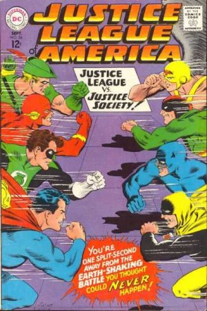 Justice League Of America 56 - The Negative-Crisis on Earths One-Two!
