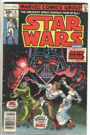 couverture, jaquette Star Wars 4  - In Battle with Darth VaderIssues V1 (1977 - 1986) (Marvel) Comics