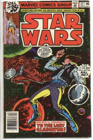couverture, jaquette Star Wars 22  - To the Last Gladiator!Issues V1 (1977 - 1986) (Marvel) Comics