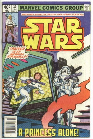 couverture, jaquette Star Wars 30  - A Princess Alone!Issues V1 (1977 - 1986) (Marvel) Comics