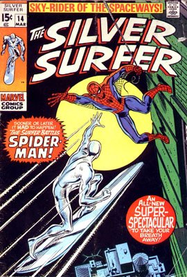 Silver Surfer 14 - The Surfer and the Spider!