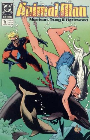 couverture, jaquette Animal Man 15  - The Devil and the Deep Blue SeaIssues V1 (1988 - 1995) (Vertigo) Comics
