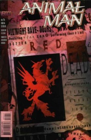 couverture, jaquette Animal Man 74  - Better Red Than Dead!Issues V1 (1988 - 1995) (Vertigo) Comics