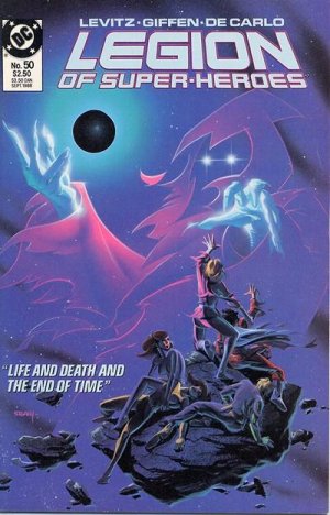 couverture, jaquette La Légion des Super-Héros 50  - Life and Death at the End of TimeIssues V3 (1984 - 1989) (DC Comics) Comics