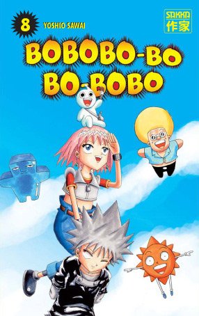 couverture, jaquette Bobobo-Bo Bo-Bobo 8  (casterman manga) Manga