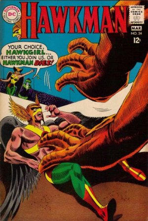Hawkman 24 - The Robot Raiders From Planet Midnight!