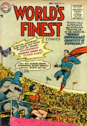 World's Finest 78 - When Superman's Identity Is Exposed!