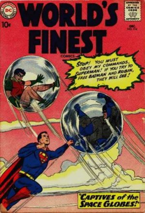 World's Finest 114 - Captives Of The Space Globe!