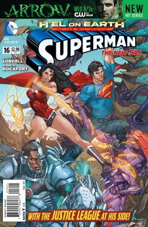 couverture, jaquette Superman 16  - A Fistful of Sticks!Issues V3 (2011 - 2016) (DC Comics) Comics