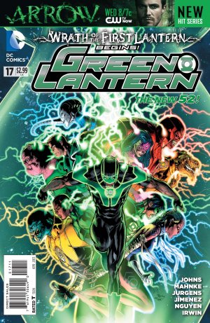 couverture, jaquette Green Lantern 17  - Wrath of the First Lantern Part One: The PuppeteerIssues V5 (2011 - 2016) (DC Comics) Comics