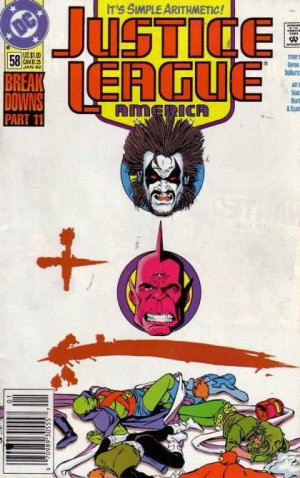 couverture, jaquette Justice League Of America 58  - maihemIssues V2 (1989 - 1996) (DC Comics) Comics