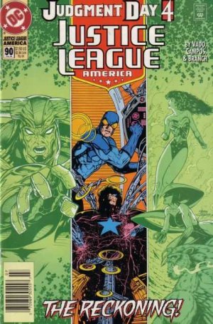 couverture, jaquette Justice League Of America 90  - Shadow of DeathIssues V2 (1989 - 1996) (DC Comics) Comics