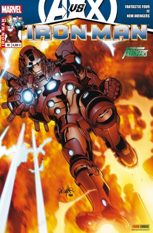 couverture, jaquette Iron Man 10  - 10Kiosque mensuel V3 (2012 - 2013) (Panini Comics) Comics