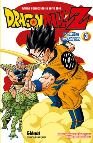 couverture, jaquette Dragon Ball Z - 1ère partie : Les Saïyens 3  (Glénat Manga) Anime comics