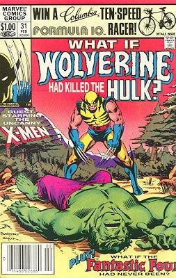 couverture, jaquette What If ? 31  - What If Wolverine Had Killed The Hulk?What If? - Issues (1977  - 1984) (Marvel) Comics