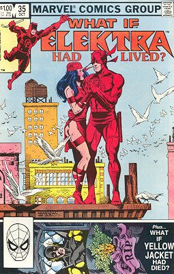 couverture, jaquette What If ? 35  - What If...Bullseye Had Not Killed Elektra?What If? - Issues (1977  - 1984) (Marvel) Comics